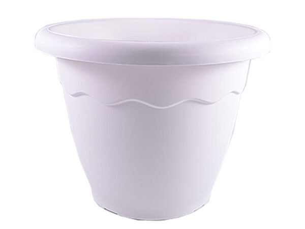 VASO VULCANO D50cm 49xH39cm BIANCO 5105