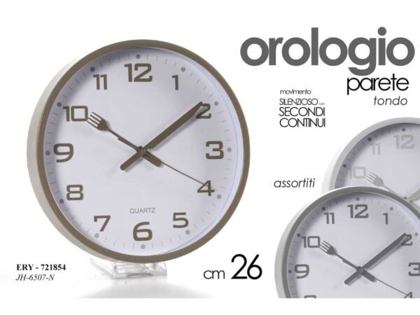 OROLOGIO 26CM MODELLI ASSORTITI 721854