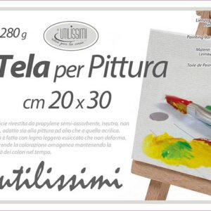 TELA PER PITTURA BIANCA 20x30cm 754821
