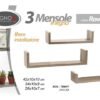 L.ROVERE  MENSOLA 3pz 42/34/26 788697