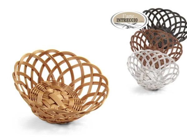 CESTINO TONDO PLAS 19X9CM ASS 867279