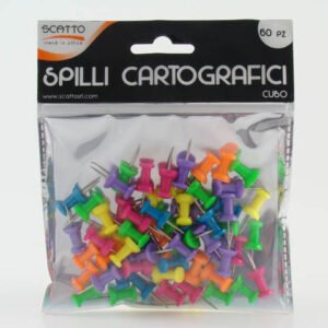 SPILLI CARTOGRAFICI QUADRATI 60PZ. 149