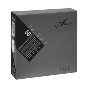 TOVAGLIOLO TOUCH 33x33 50pz NERO I-0334