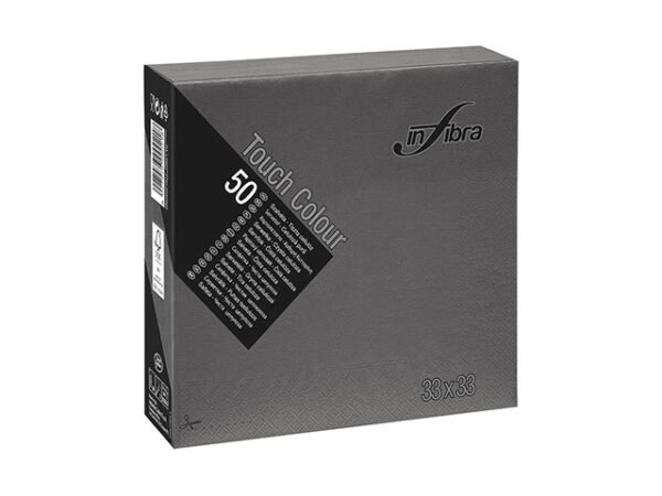 TOVAGLIOLO TOUCH 33x33 50pz NERO I-0334