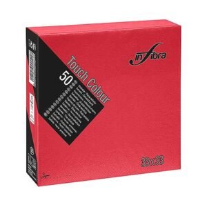 TOVAGLIOLO TOUCH 33x33 50pz ROSSO I-0297