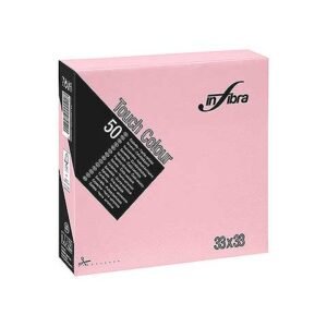 TOVAGLIOLO TOUCH 33x33 50pz ROSA I-0301