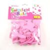 PALLONCINI GOMMA 50pz CUORE ROSA 1022