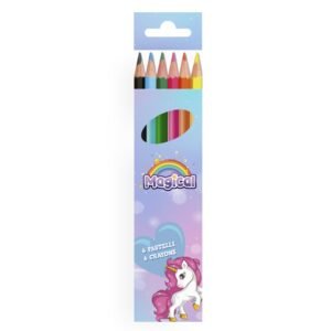 UNICORNO COLORI A MATITA 6PZ UNI1024
