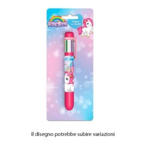 UNICORN PENNA CON 6 COLORI UNI1041