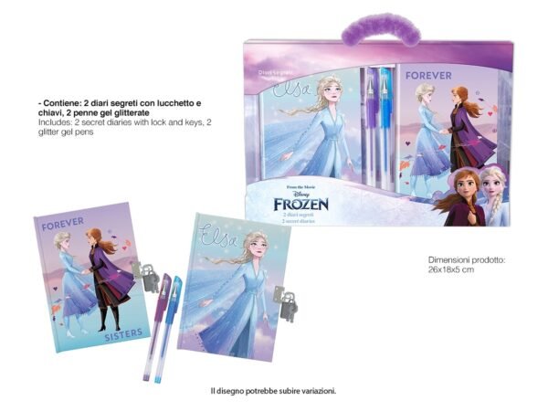 FROZEN DIARIO C/PENNE COLORATE FR0754