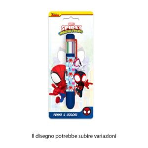 SPIDEY PENNA CON 6 COLORI SPY1041