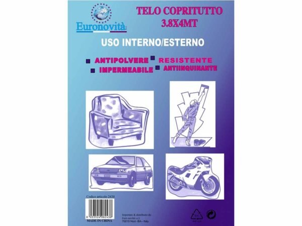 TELO COPRITUTTO 3.8x4x0.6