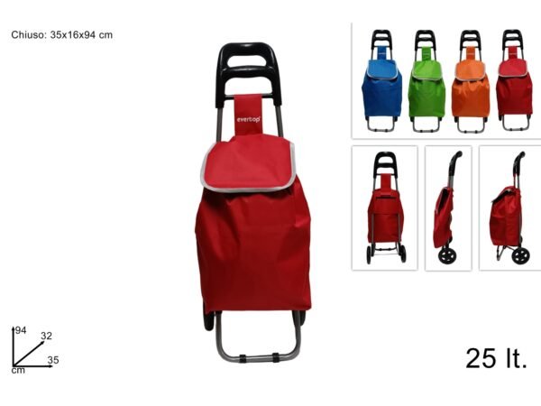 CARRELLO SPESA 25LT 4 DEV16005411