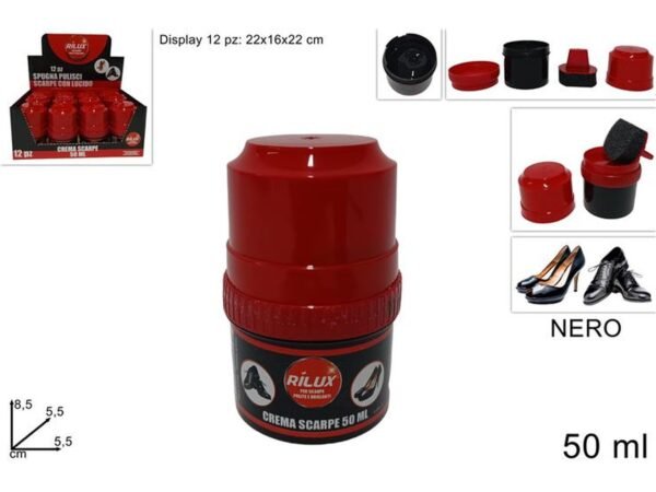 CREMA PER SCARPE 50ML NERO DEV22006351