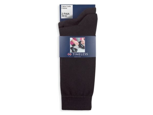 CALZA CORTA UOMO 2PZ BLU 39/42 TML068