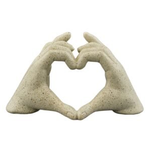 SCULTURA MANI CUORE 15X7X8,5CM 1354012