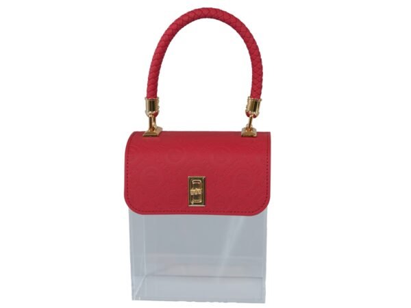 BORSA C/CHIUSURA E MANICO ROSSA 1441010