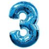 PALLONE NUMERALE CELESTE 3 003B