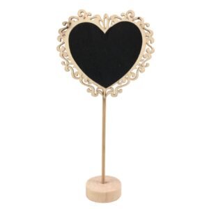 SEGNAPOSTO LEGNO A CUORE CON P E0402.10