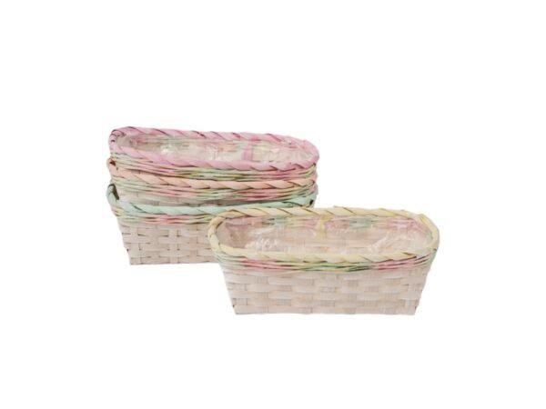 VASO OVALE BAMBU'25X12X10 ASS. D0146.25