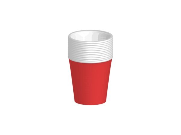 BICCHIERE BIODEGRAD. ROSSO 12PZ 00514