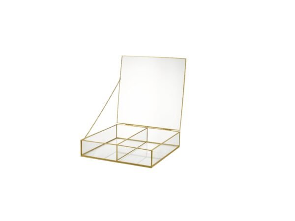 COVER BOX 2 16X16XH.5,5CM ORO FR235/16