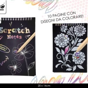 SCRATCH NOTES A5 CON DISEGNI ST7669