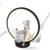 LAMPADA LUMIN CON DONNA POLIRESINA