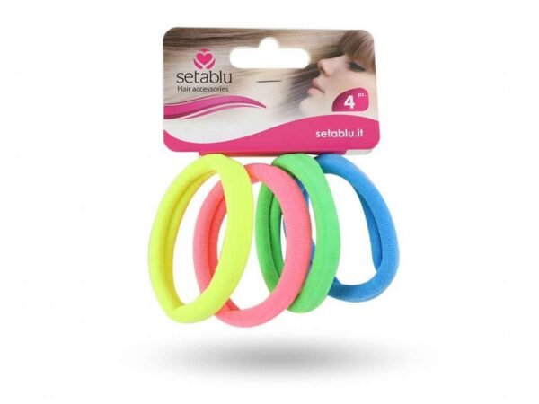 ELASTICO FLUO SPRING 4PZ COL.VARI 59442