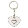 ZAMA P.CHIAVE 2 CUORI SILVER 4CM 12A167