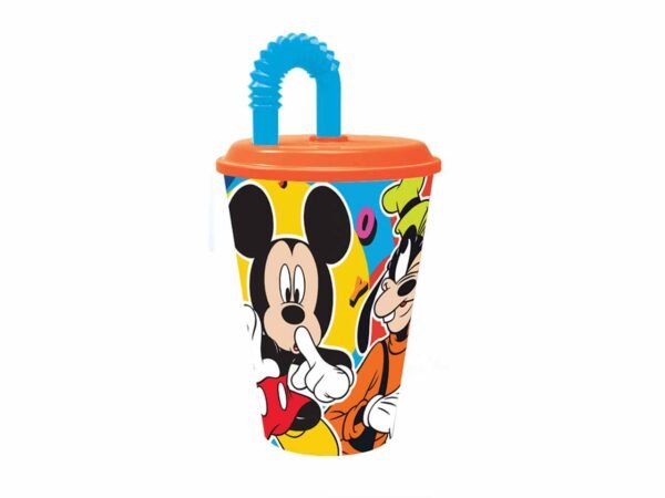 MICKEY BICCHIERE C/CANNUCCIA 430ml 50130
