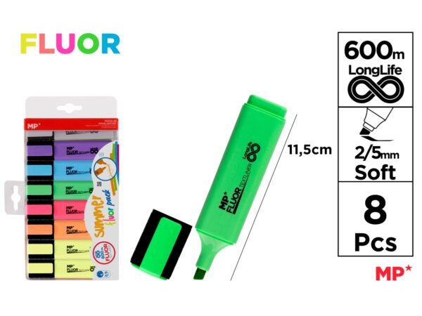 MP EVIDENZIATORE SOFT2-5MM 8PZ PE534-09