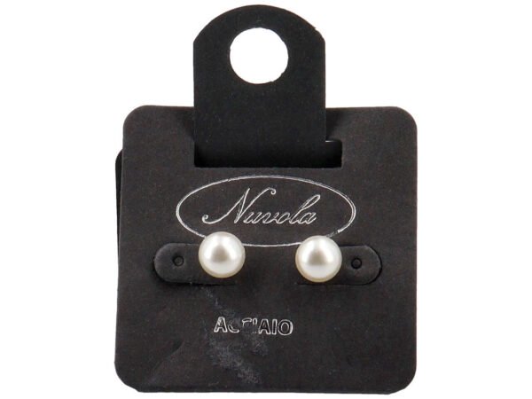 ORECCHINI PERLA SCHIACCIATA 8MM