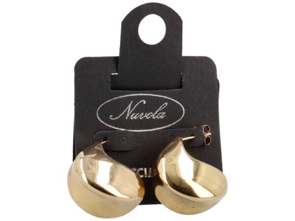 ORECCHINI VIRGOLA 3D ORO