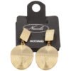 ORECCHINI PEND.RETT.PUNT.OVALE RIG.ORO