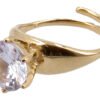 ANELLO REGOL.BIG SOLITARY ORO